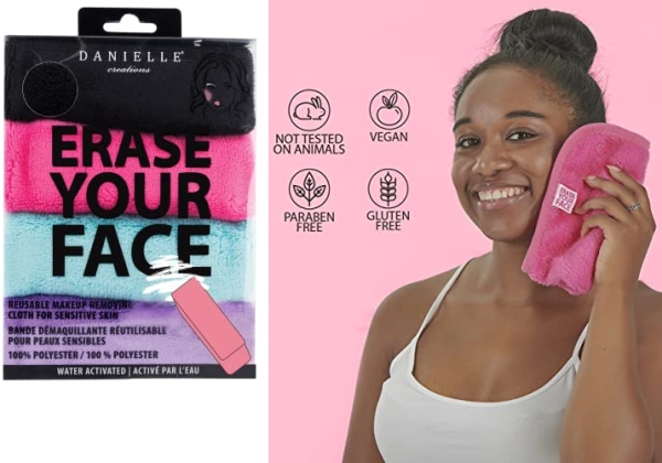 Purchase Make-up Removing Cloths 4 Count, Erase Your Face on Amazon.com