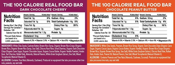 Purchase Health Warrior Chia Bars, Chocolate Variety Pack, Gluten Free, Vegan, 25g Bars, 15 Count on Amazon.com