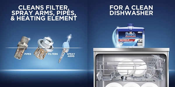 Purchase Finish Dual Action Dishwasher Cleaner: Fight Grease & Limescale, Fresh, 8.45oz on Amazon.com