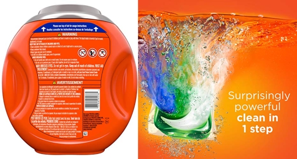 Purchase Tide PODS Laundry Detergent Liquid Pacs Plus Febreze Sport Odor Defense, Active Fresh Scent, 4 in 1 HE Turbo, 61 Count Tub on Amazon.com