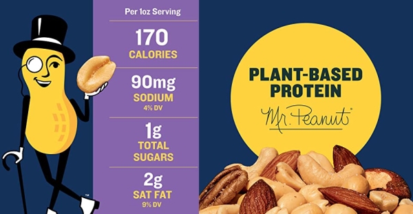 Purchase Planters Salted Mixed Nuts (3LB 8OZ Canister) on Amazon.com