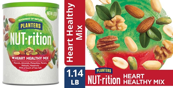 Purchase NUTrition Heart Healthy Snack Nut Mix (2.25oz) on Amazon.com