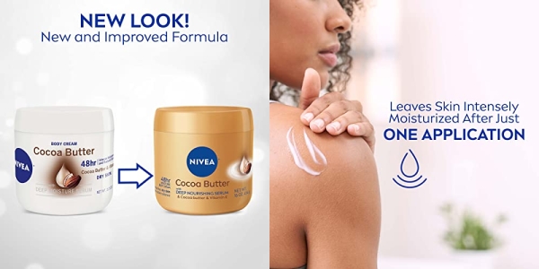 Purchase NIVEA Cocoa Butter Body Cream - 48 Hour Moisture For Dry Skin To Very Dry Skin - 15.5 oz. Jar on Amazon.com