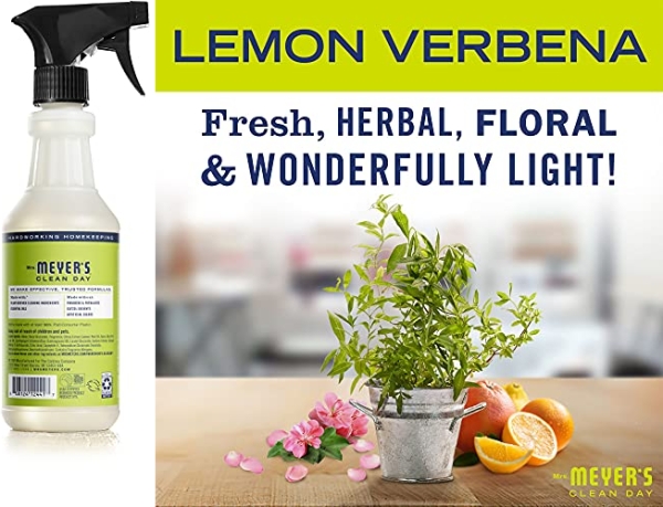 Purchase Mrs. Meyers Clean Day Multi-Surface (16 fl oz) Everyday Cleaner, Lemon Verbena on Amazon.com