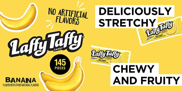 Purchase Laffy Taffy Candy Jar, Banana, 145 Count on Amazon.com