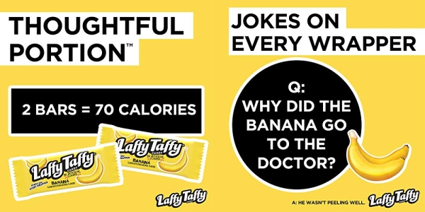 Purchase Laffy Taffy Candy Jar, Banana, 145 Count on Amazon.com