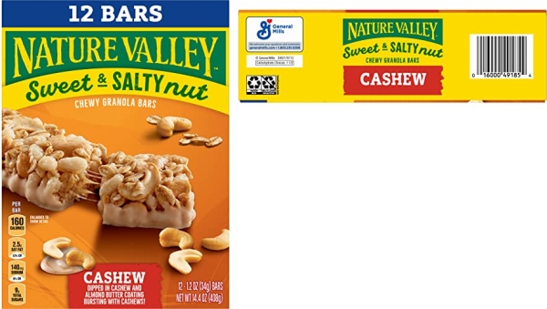 Purchase Nature Valley Granola Bars, Sweet & Salty Nut, Cashew, 12 Count on Amazon.com