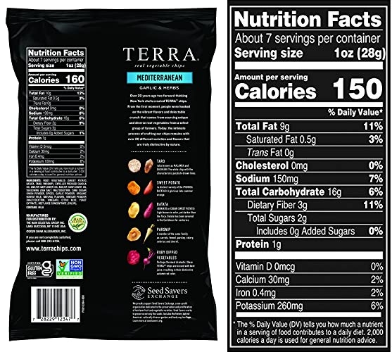 Purchase TERRA Mediterranean Chips, 6.8 oz. on Amazon.com