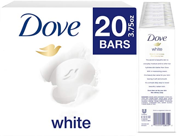 Purchase Dove Beauty Bar, White, 4 Ounce, 20 Bar on Amazon.com