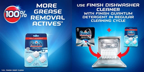 Purchase Finish In-Wash Dishwasher Cleaner: Clean Hidden Grease and Grime, 3 ct on Amazon.com