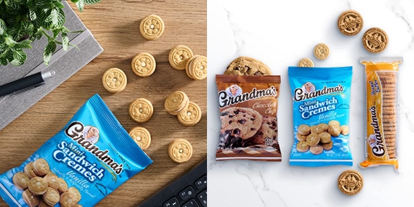 Purchase Grandma's Mini Cookies, Vanilla Creme, 3.71 Ounce (Pack of 24) on Amazon.com