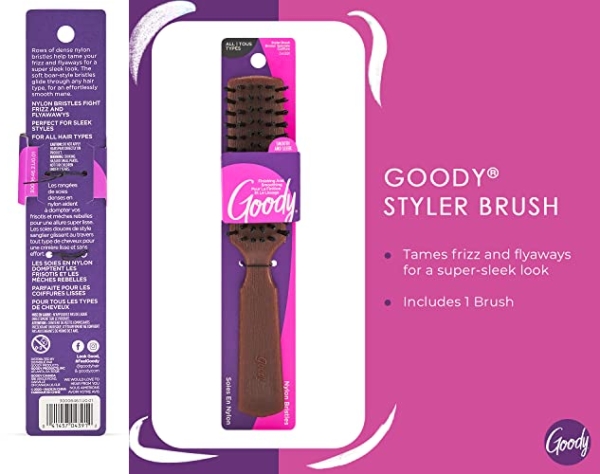 Purchase Goody Styling Essentials Hair Brush, Woodgrain Professional on Amazon.com