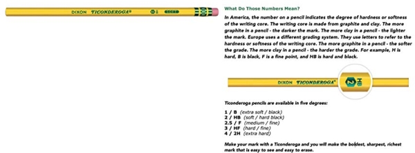 Purchase Ticonderoga Pencils, Wood-Cased, Graphite #2 HB Soft, Yellow, 96-Pack on Amazon.com