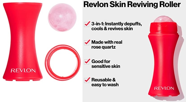 Purchase Revlon Skin Reviving Roller with Rose Quartz for All-Day Facial Reviving & Brightening, Compact & Reusable, Gentle on Skin on Amazon.com