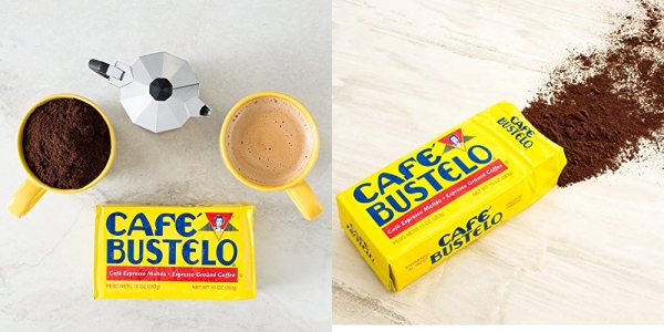 Purchase Caf Bustelo Espresso Dark Roast Ground Coffee Brick, 10 Ounces (Pack of 24) on Amazon.com