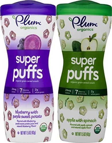 Purchase Plum Organics Super Puffs Variety Pack, 1.5 Ounce (Pack of 8) on Amazon.com