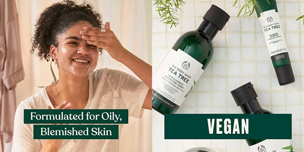 Purchase The Body Shop Tea Tree Skin Clearing Facial Wash, 8.4 Fl Oz (Vegan) on Amazon.com