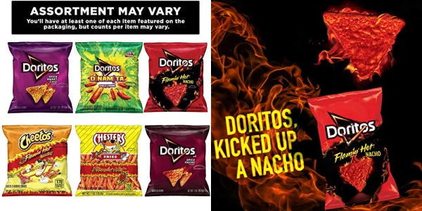 Purchase Frito-Lay Fiery Mix Variety Pack, 40 Count on Amazon.com
