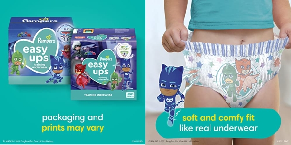 Purchase Pampers Easy Ups Training Underwear Boys Size 5 3T-4T 124 Count on Amazon.com