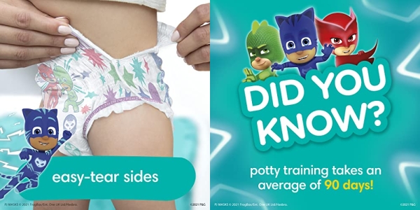 Purchase Pampers Easy Ups Training Underwear Boys Size 5 3T-4T 124 Count on Amazon.com