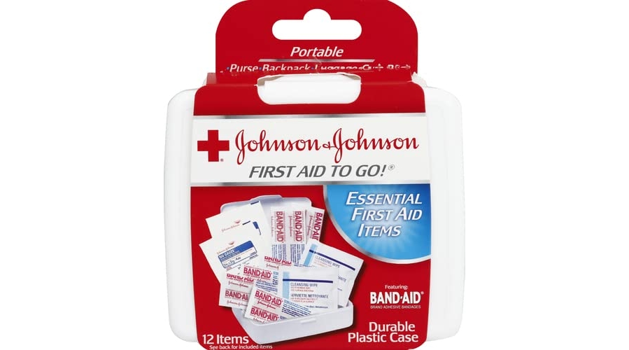 Purchase Johnson & Johnson First Aid To Go Kit (Pack of 12 Items) at Amazon.com