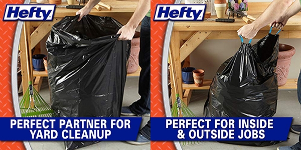 Purchase Hefty Strong Lawn & Leaf Large Garbage Bags - 39 Gallon, 38 Count on Amazon.com