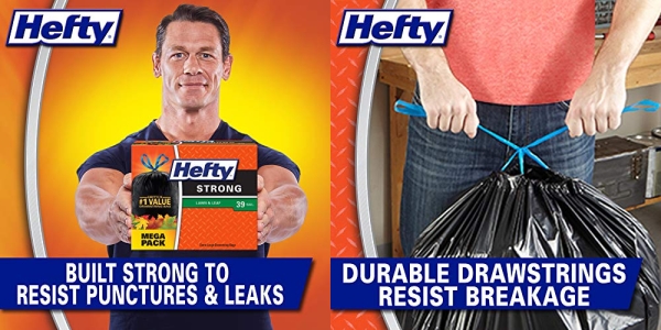 Purchase Hefty Strong Lawn & Leaf Large Garbage Bags - 39 Gallon, 38 Count on Amazon.com