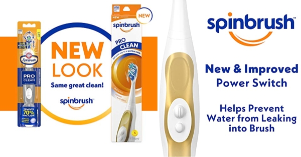 Purchase Arm & Hammer Spinbrush Pro Series Daily Clean Battery Toothbrush, Soft on Amazon.com