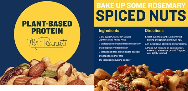 Purchase Planters Mixed Nuts, Lightly Salted Deluxe Mixed Nuts, 15.25 Ounce on Amazon.com