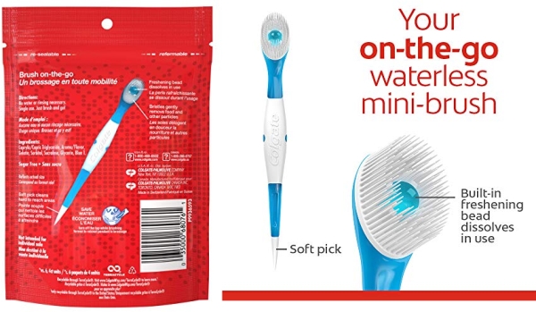 Purchase Colgate Max Fresh Wisp Disposable Mini Toothbrush, Peppermint - 24 Count (4 Pack) on Amazon.com