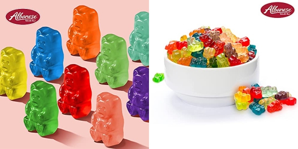 Purchase Albanese Candy 12 Flavor Gummi Bears 5 lb Bag on Amazon.com