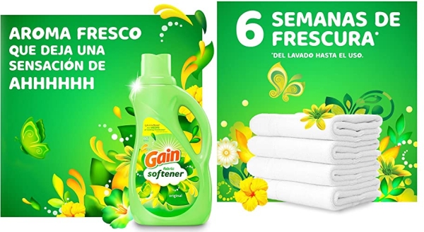 Purchase Gain Laundry Fabric Softener Liquid, Original, 129 Fl Oz 150 Loads on Amazon.com