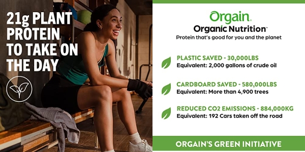 Purchase Orgain Organic Plant Based Protein Powder, Creamy Chocolate Fudge - Vegan, Low Net Carbs, Non Dairy, Gluten Free, Lactose Free, No Sugar Added, Soy Free, Kosher, Non-GMO, 2.03 Pound on Amazon.com