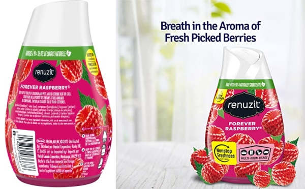 Purchase Renuzit Adjustable Air Freshener Gel, Forever Raspberry, 7 Ounces (6 Count) on Amazon.com
