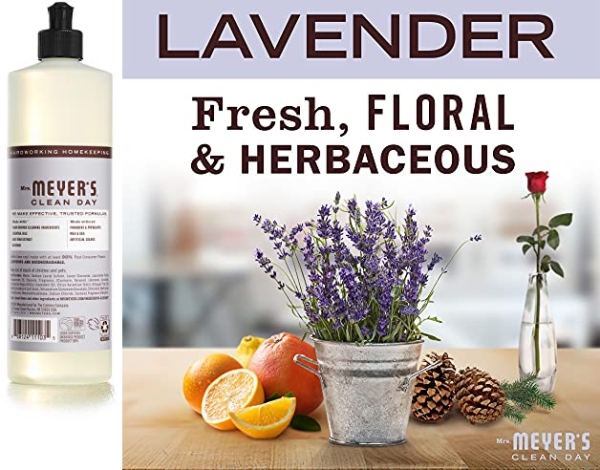 Purchase Mrs. Meyer's Clean Day Dish Soap, Lavender, 16 fl oz, 3 ct on Amazon.com