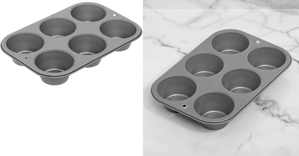 Purchase G & S Metal Products Company OvenStuff Non-Stick 6 Cup Jumbo Muffin Pan - American-Made on Amazon.com
