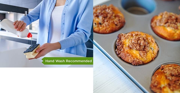 Purchase G & S Metal Products Company OvenStuff Non-Stick 6 Cup Jumbo Muffin Pan - American-Made on Amazon.com