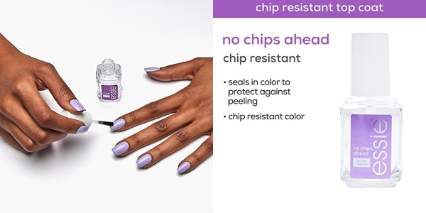 Purchase essie Top Coat Nail Polish, No Chips Ahead Top Coat, Anti-Chip + Wear, 0.46 Fl. Oz. on Amazon.com