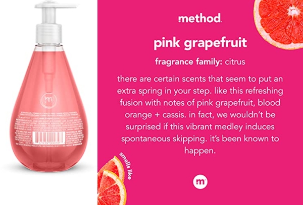 Purchase Method Gel Hand Soap, Pink Grapefruit, 12 Fl. Oz (Pack of 6) on Amazon.com