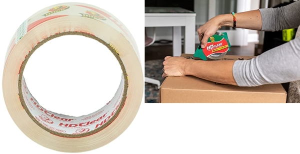 Purchase Duck HD Clear Heavy Duty Packing Tape Refill, 6 Rolls on Amazon.com