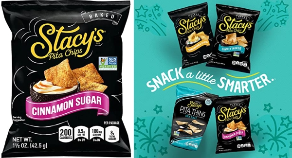 Purchase Stacy's Cinnamon Sugar Flavored Pita Chips, 1.5 Ounce (Pack of 24) on Amazon.com