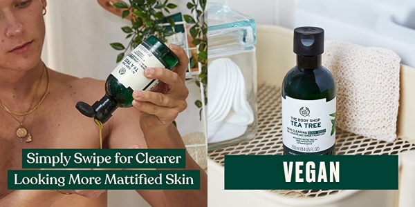 Purchase The Body Shop Tea Tree Skin Clearing Body Wash, 8.4 Fl Oz (Vegan) on Amazon.com