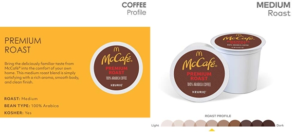 Purchase McCafe Premium Roast Keurig K Cup Coffee Pods, 84 Count on Amazon.com