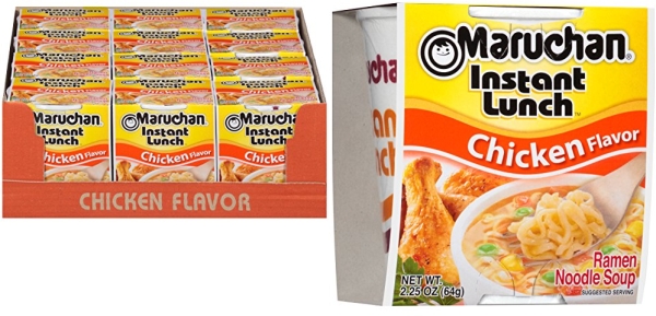 Purchase Maruchan Instant Lunch Chicken Flavor, 2.25 Oz, Pack of 12 on Amazon.com