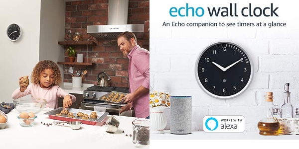 Purchase Echo Wall Clock - see timers at a glance - requires compatible Echo device on Amazon.com