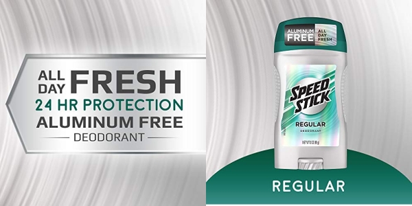 Purchase Speed Stick Deodorant for Men, Regular - 3 Ounce (4 Pack) on Amazon.com