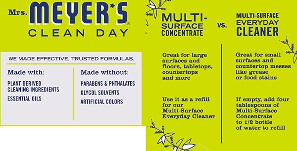 Purchase Mrs. Meyer's Clean Day Multi-Surface Everyday Cleaner, Lemon Verbena, 16 fl oz on Amazon.com