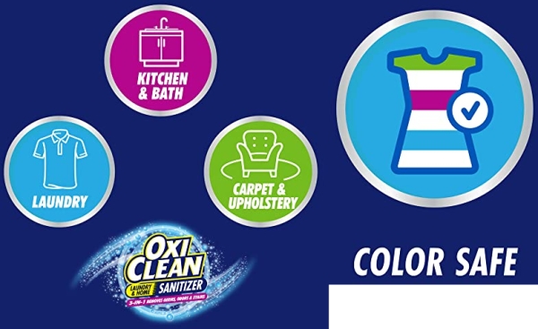 Purchase OxiClean Powder Sanitizer for Laundry, Fabric, and Home, 2.5 lb on Amazon.com