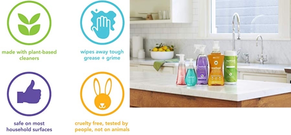 Purchase Method All Purpose Cleaner, French Lavender, 28 Ounce (Pack 8) on Amazon.com