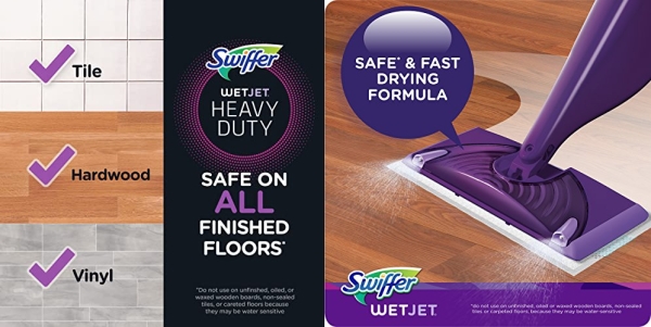 Purchase Swiffer WetJet MultiPurpose Floor Cleaner Solution with Febreze Refill, Lavendar Vanilla and on Amazon.com